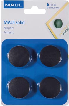 [6165490] Maulsolid Magn 32Mm Zwart Bl4
