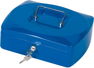 [KF02624] geldkoffer 255x200x85 blauw