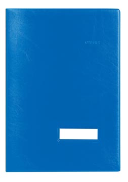 [615B20B] handtekenmap plast.20vak blauw