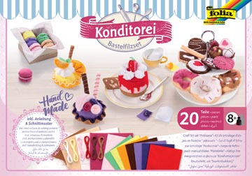 [F51029] folia vilt craft kit patisseri