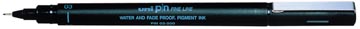 [PIN03Z] unipin fineliner 0,3mm zwart