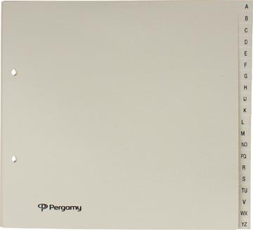 [901230] pergamy tabblad 21x23 gems a-z
