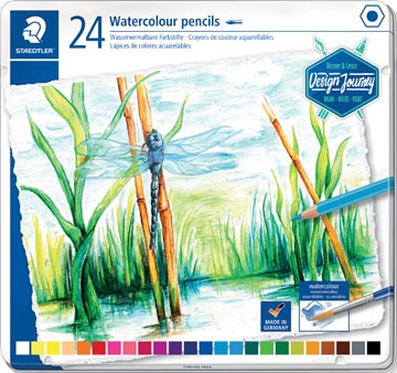 [610CM24] staedtler aquarel potl ds24
