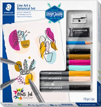 [61371-2] staedtler line art x botan set