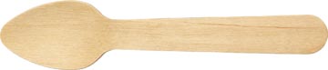 [35604] koffielepel hout 110mm pk250