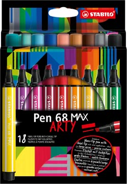 [7681821] stabilo pen 68 max arty 18x