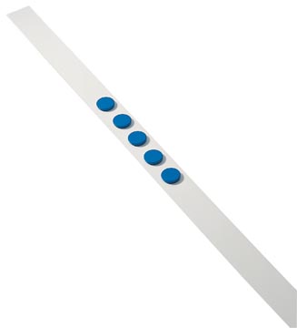 [95365] magneetstrip,5magneten blauw