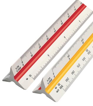 [802020] driekantige schaallat rotring