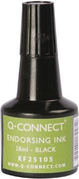 [KF25105] q-connect stempelinkt 28ml zw