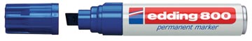 [800B] marker edding 800 blauw schuin