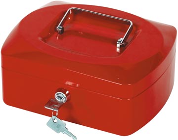 [KF04249] geldkoffer 205x160x85 rood