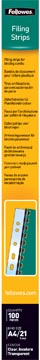 [5360401] fellowes filestrip pla a4 100x