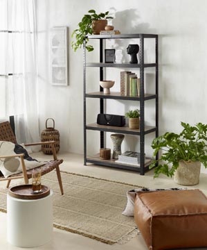 [905007] avasco rek home zwart maxi