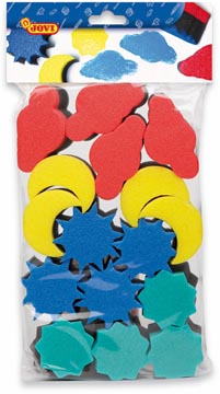 [J4/16] sjabloneersponsjes zak 16stuks