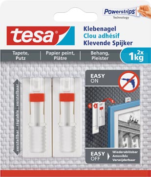 [777740] TESA KLEEFSPIJKER REGELB 1KG BL2