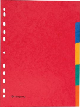 [901261] pergamy tabblad a4 karton 5t