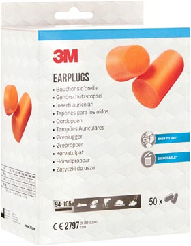 [1100P50] 3m oordoppen 1100 37db bl50
