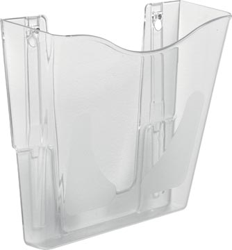 [CP078YT] folderhouder vert transp 1vak