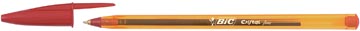 [872720] balpen bic rood cristal fijn