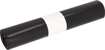 [95034] vuilzak ldpe 50x64 zwart 24x