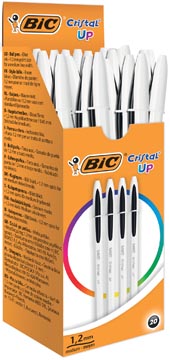 [949880] bic balpen cristal up zwart