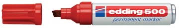 [500R] marker edding 500 rood schuin