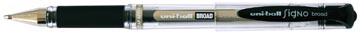 [UM153Z] Uni-ball roller Signo Broad, brede punt 1mm, zwart