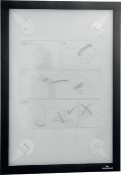 [484301] Informatiekader DURAFRAME® WALLPAPER A4 - zwart