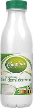 [049835] Campina Halfvolle Melk, 0,5 Liter, Pak Van 6 Flessen