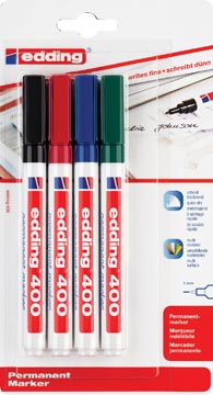 [6015999] edding marker 400 ass 4x