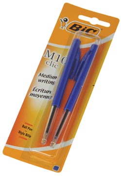 [60141B] balpen bic blauw m10 bls 2x