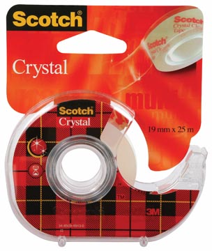 [6-1925D] crystal clear tape 19x25 afrol