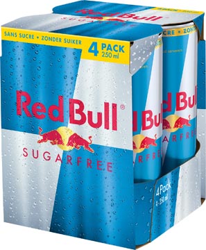 [53956] red bull 25cl suikervrij pk4