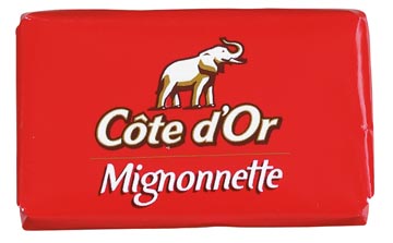 [46980] Côte D'Or Chocolade Mignonnette, Melkchocolade, Doos Van 120 Stuks