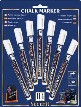 [6492753] securit krijtmarker s wit bls7