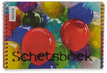 [P894101] schetsboek ballon 20vel a4