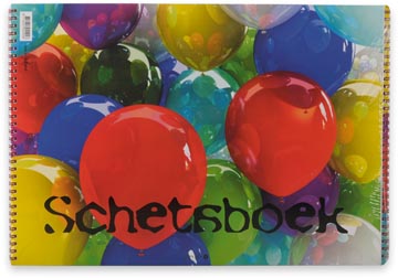 [P894102] schetsboek ballon 20vel a3