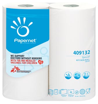[P409132] papernet keukenrol 2l 48v pk2