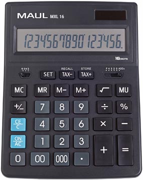 [7267890] maul rekenmach mxl16 zw