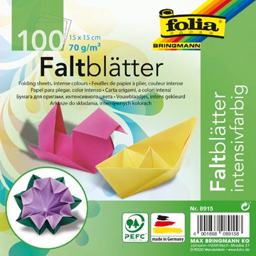 [8915] folia vouwblad 15x15 ass 100v