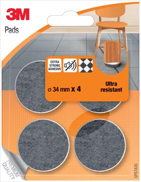[SP87A36] 3m vloerpads vilt 34mm bls4