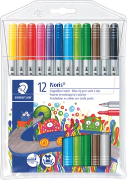 [320P12] etui 12 stiften dubbel noris