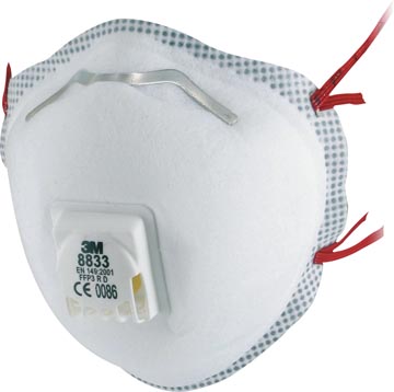 [8833C2] 3M FIJNSTOFMASKER AURA BLS2
