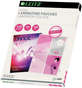 [33808] leitz ilam hoes a4 125mic 100x