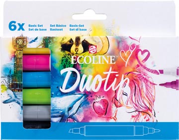 [1169910] ecoline brushpen duo 6x basis