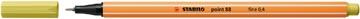 [88-67] Viltstift stabilopoint 88 (mosterdgeel)