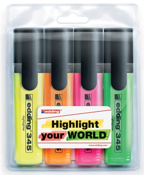[345ASS] edding markeerstift 345 et 4x