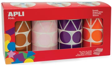 [119131] apli kids stickerrol xl ass 4x