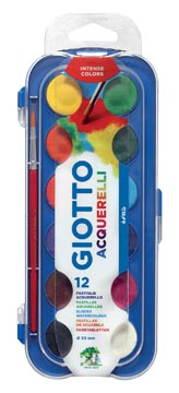 [351200] giotto waterverf 12 napjes