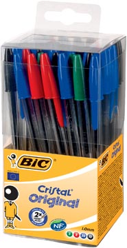 [8754031] bic cristal balpen ass ds 50x